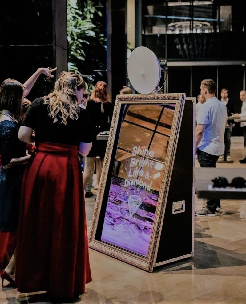 Photo booth at a Calgary event