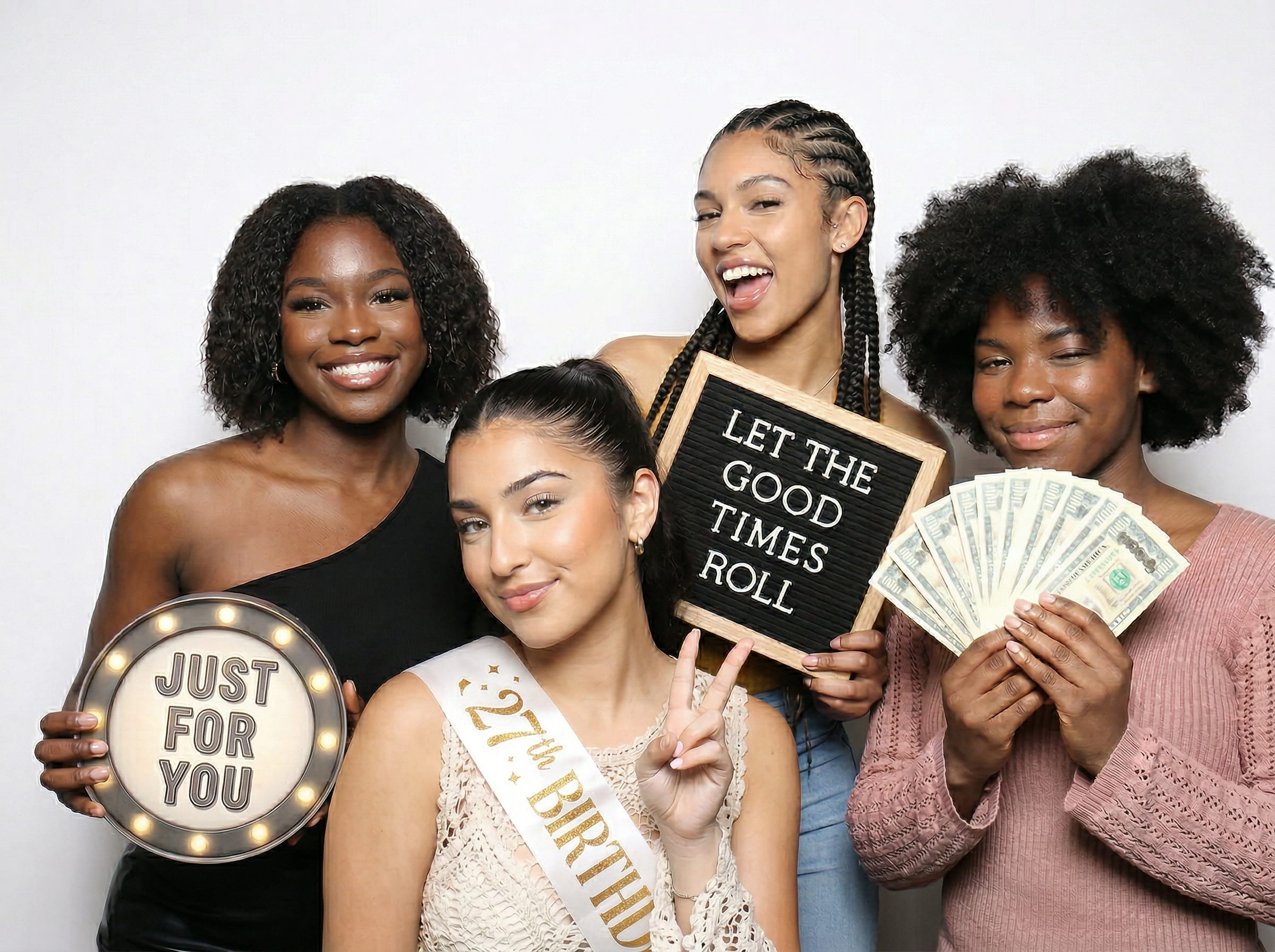 Birthday photo booth